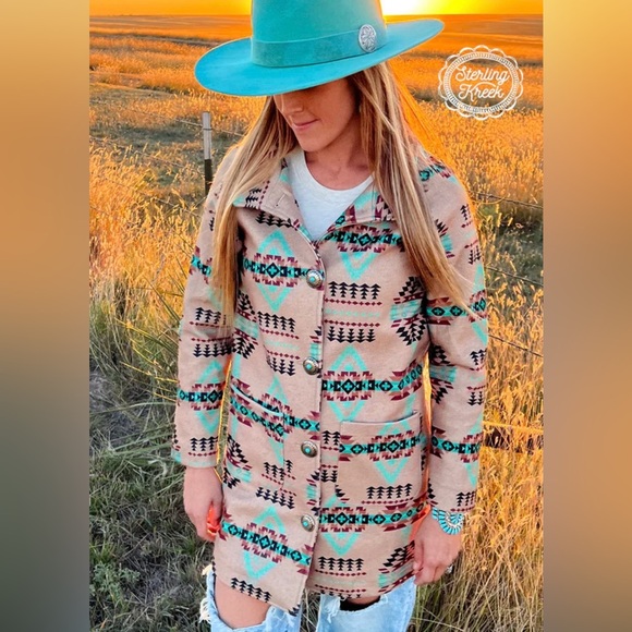 Sterling Kreek Jackets & Blazers - Sterling Kreek Colorado Sunset Jacket-Medium